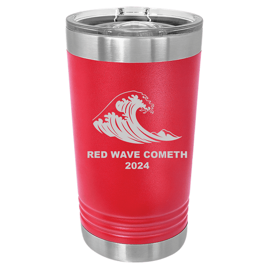 My Politics 16oz Red Pint