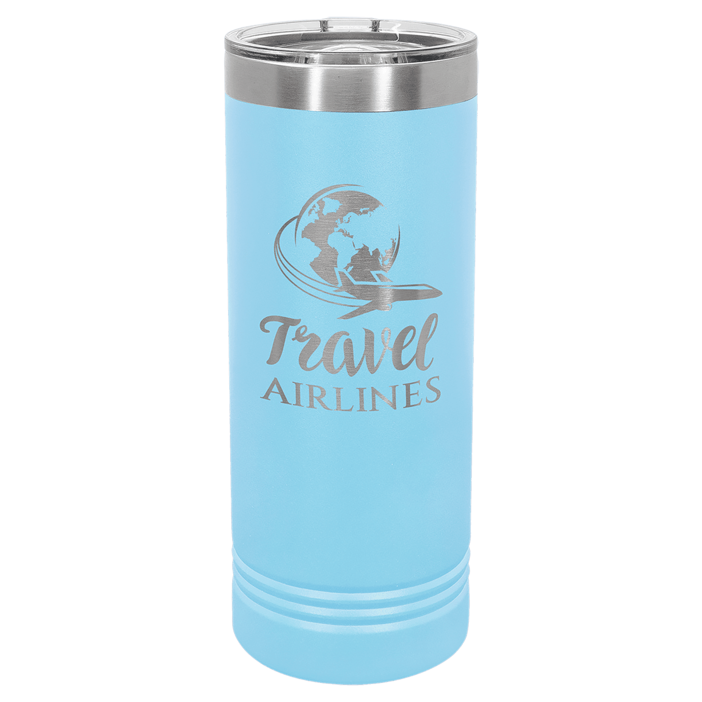 22oz Light Blue Skinny Tumbler - Whoa, Jody Boy!