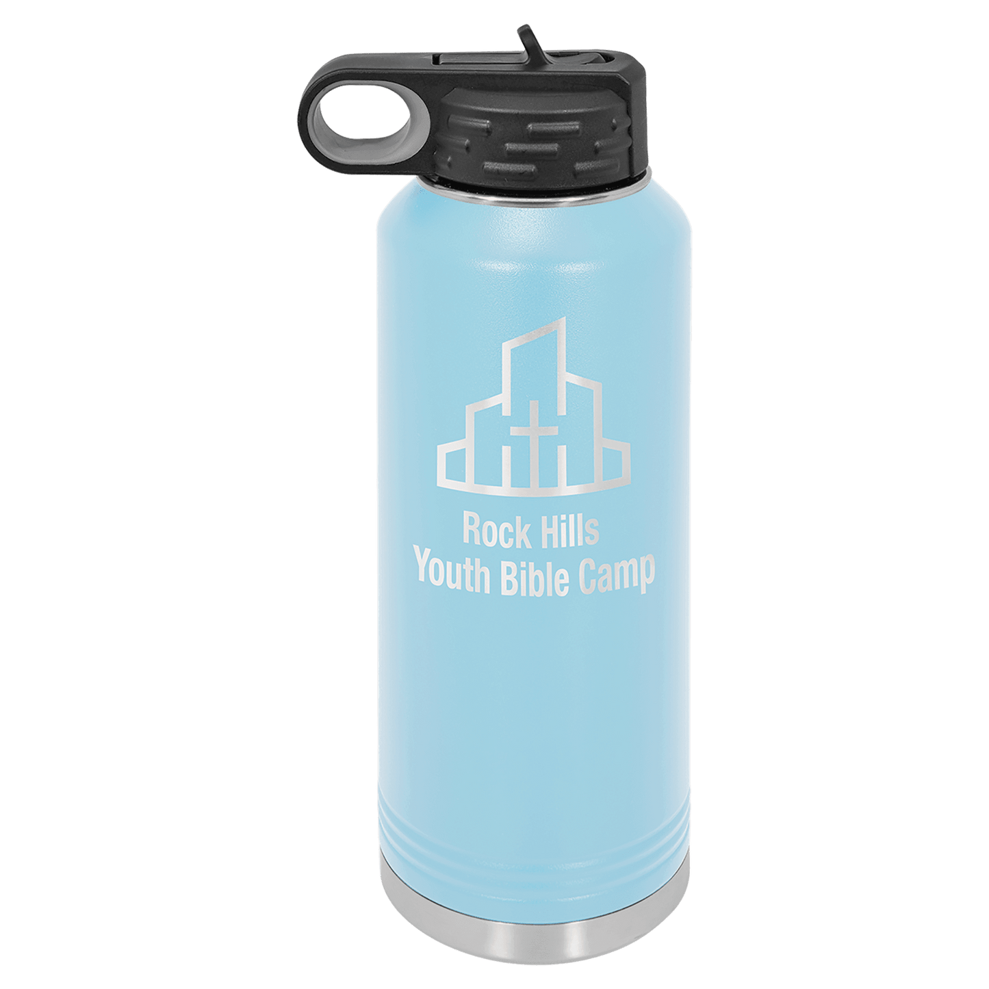 40oz Light Blue Water Bottles - Whoa, Jody Boy!