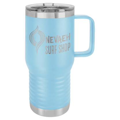 20oz Light Blue Travel Mug - Whoa, Jody Boy!