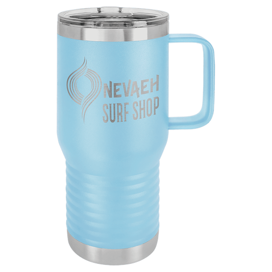 20oz Light Blue Travel Mug - Whoa, Jody Boy!