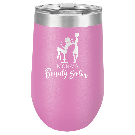 16oz Light Purple Stemless Wine Chiller - Whoa, Jody Boy!