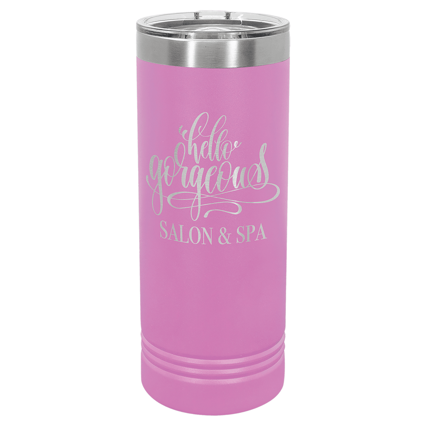 22oz Light Purple Skinny Tumbler - Whoa, Jody Boy!