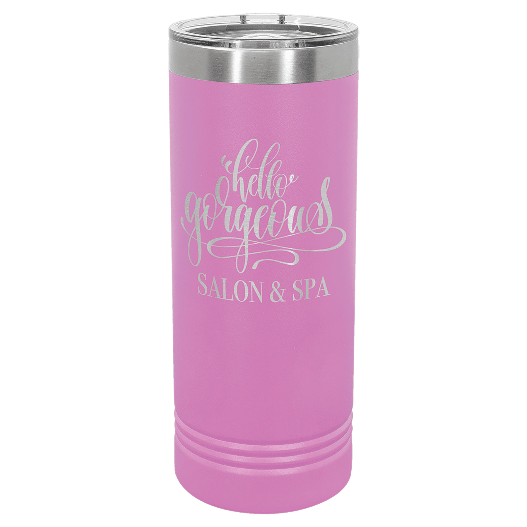 22oz Light Purple Skinny Tumbler - Whoa, Jody Boy!