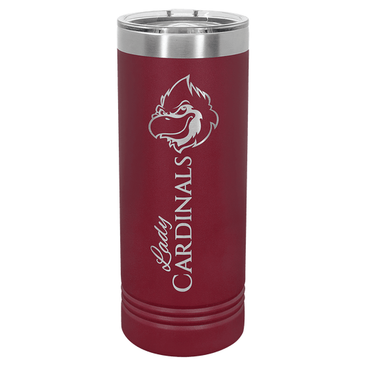 22oz Maroon Skinny Tumbler - Whoa, Jody Boy!