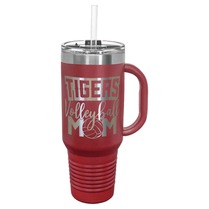 40oz Maroon Travel Mug with Straw - Whoa, Jody Boy!