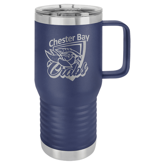 20oz Navy Blue Travel Mug - Whoa, Jody Boy!