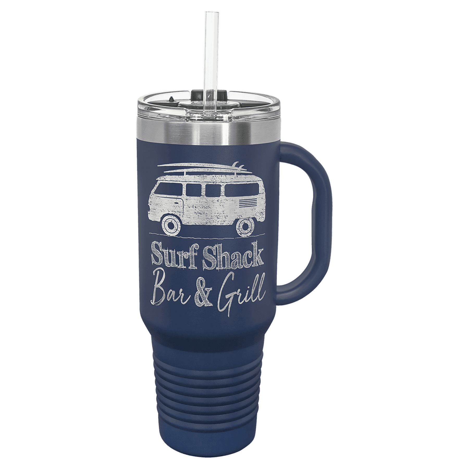 40oz Navy Blue Travel Mug with Straw - Whoa, Jody Boy!