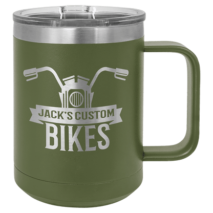 15oz Olive Green Coffee Mug - Whoa, Jody Boy!