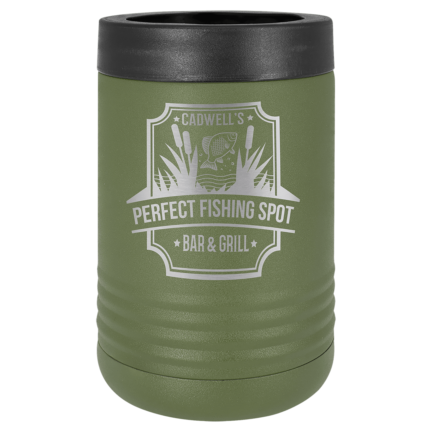 12oz Olive Green Can Cooler - Whoa, Jody Boy!