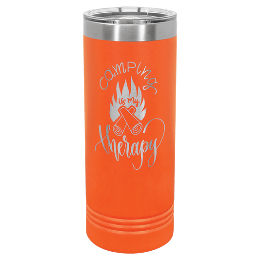 22oz Orange Skinny Tumbler - Whoa, Jody Boy!