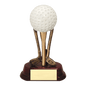 Golf Ball on Clubs Sculpture Trophy - Whoa, Jody Boy!