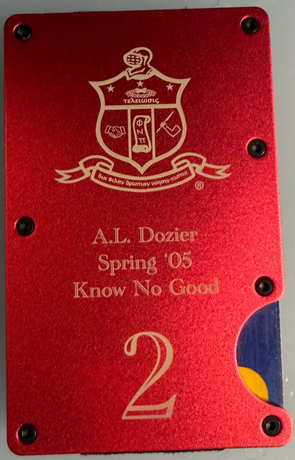 Kappa Alpha Psi Fraternity RFID Wallet