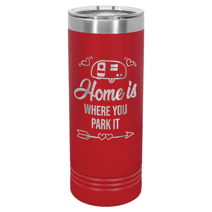 My Politics 22oz Red Skinny Tumbler - Whoa, Jody Boy!