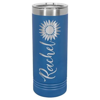 My Politics 22oz Royal Blue Skinny Tumbler - Whoa, Jody Boy!