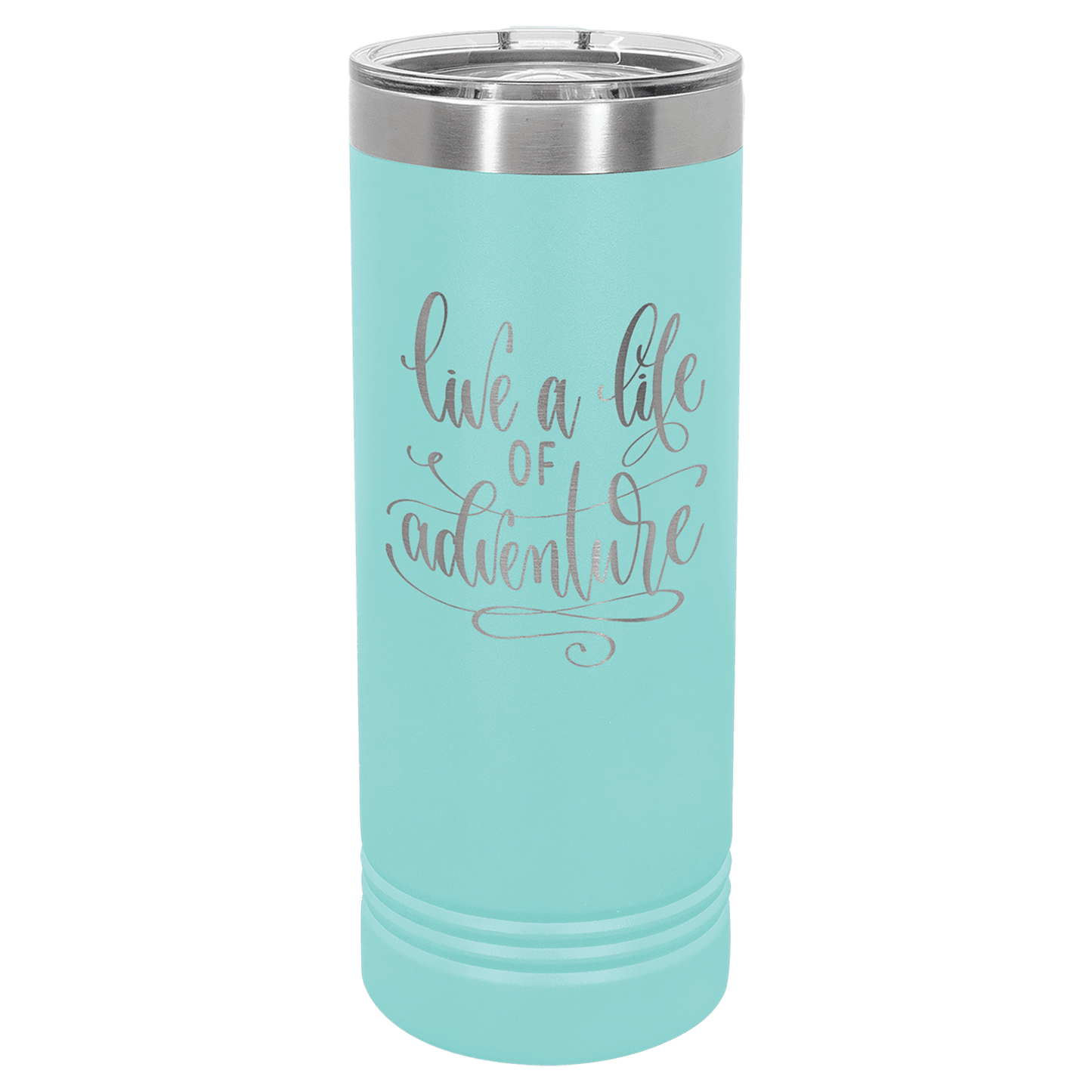 22oz Teal Skinny Tumbler - Whoa, Jody Boy!