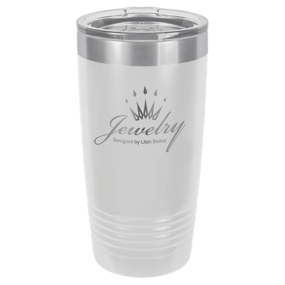 20oz White Tumbler - Whoa, Jody Boy!