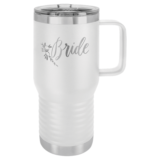 Custom 20oz White Travel Mug - Whoa, Jody Boy!