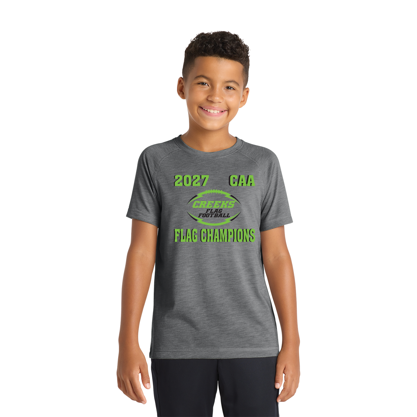 2027 CAA Flag Football Champions Tee Shirts w/ Sponsors