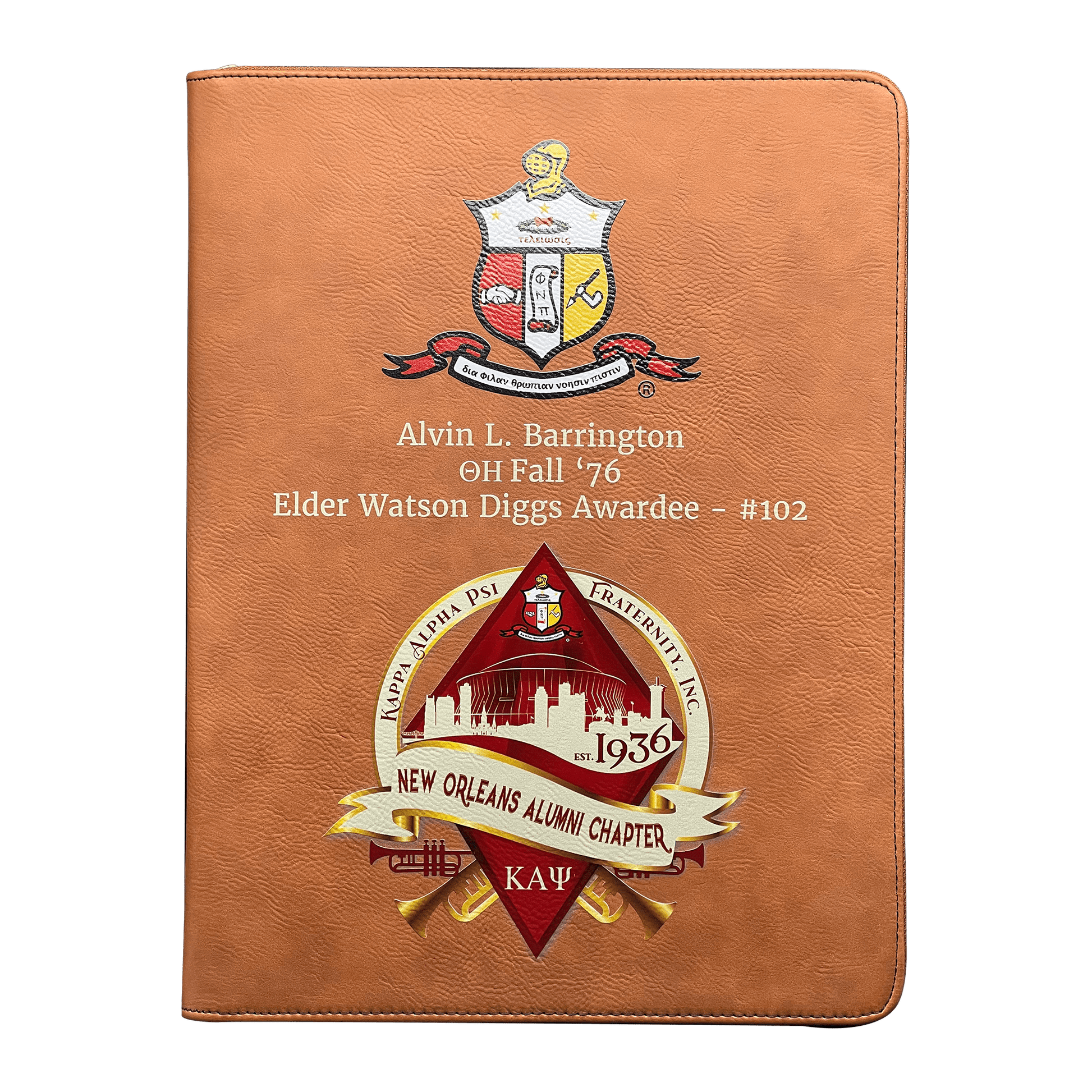 Kappa Alpha Psi Zipped Portfolio - Whoa, Jody Boy!