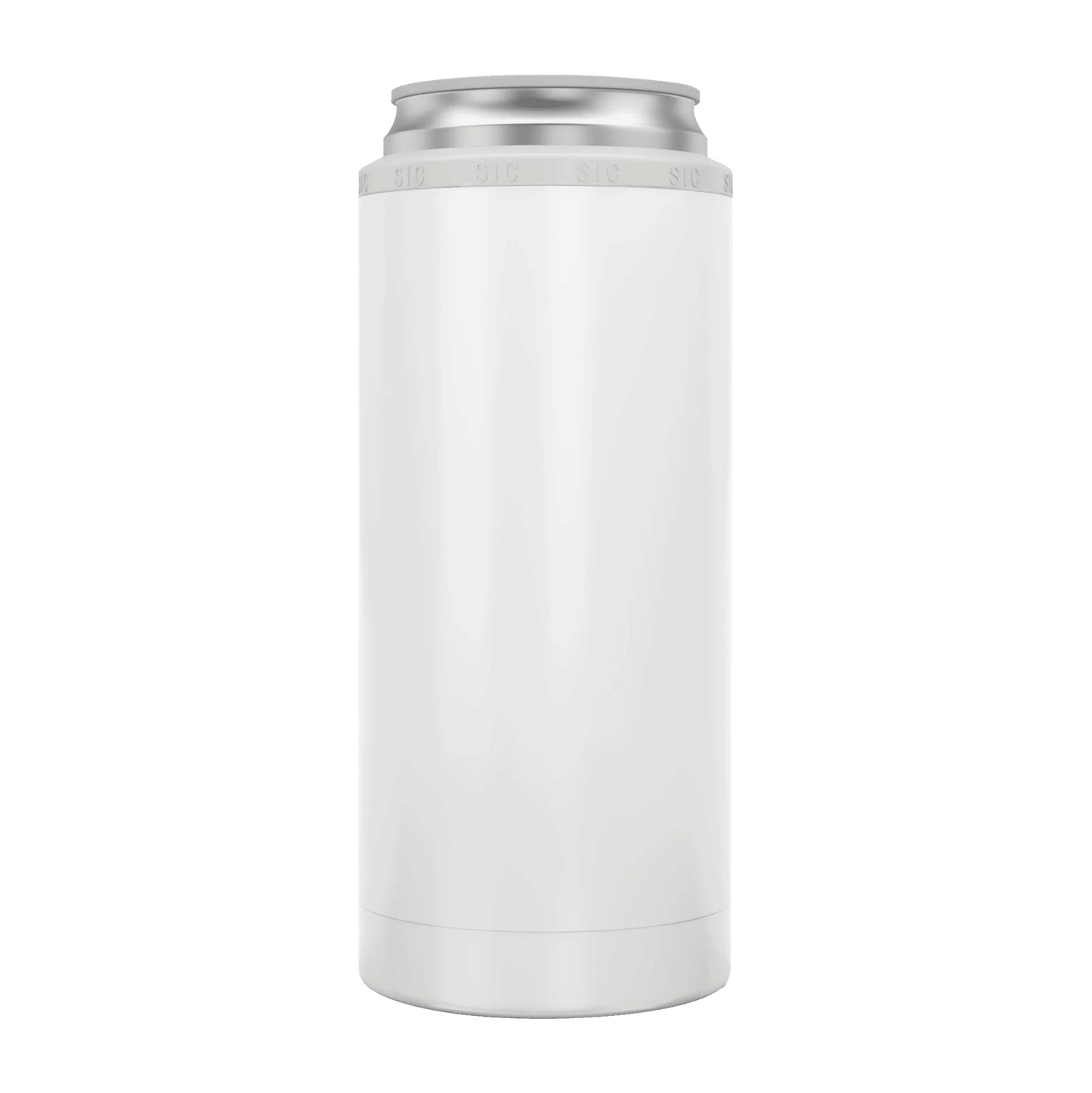 12oz Ice White SIC Slim Can Cooler - Whoa, Jody Boy!