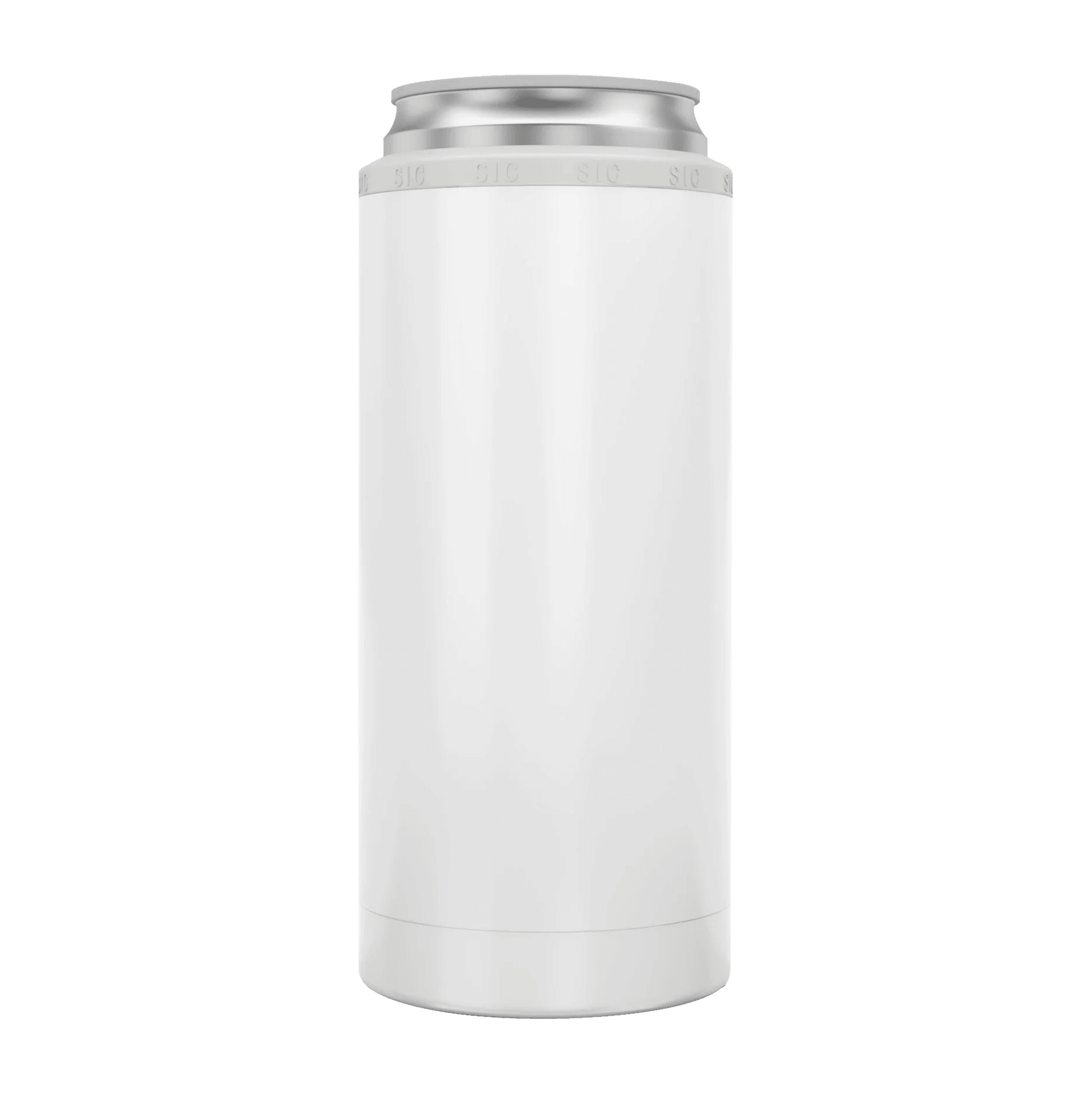 12oz Ice White SIC Slim Can Cooler - Whoa, Jody Boy!