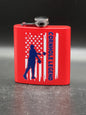 6 oz. Powder Coated Stainless Steel Flask (Custom Laser Etch or UV Print) - Whoa, Jody Boy!