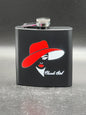 6 oz. Powder Coated Stainless Steel Flask (Custom Laser Etch or UV Print) - Whoa, Jody Boy!