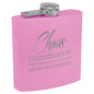H3 6 oz. Powder Coated Stainless Steel Flask (Personalized) - Whoa, Jody Boy!