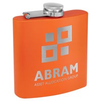 H3 6 oz. Powder Coated Stainless Steel Flask (Personalized)