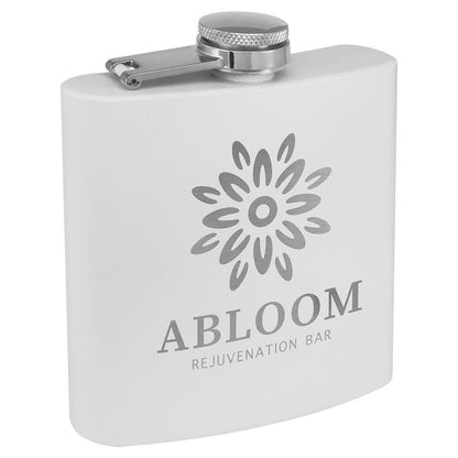 H3 6 oz. Powder Coated Stainless Steel Flask (Personalized)