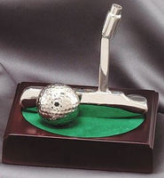 Putter & Ball on wood Best Putt