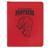 Kappa Alpha Psi ΚΑΨ Laserable Leatherette Portfolio with Zipper Notepad Included