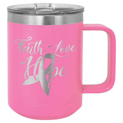 H3 15 oz. Coffee Mug Insulated  with Slider Lid (Personalized Engraving) - Whoa, Jody Boy!