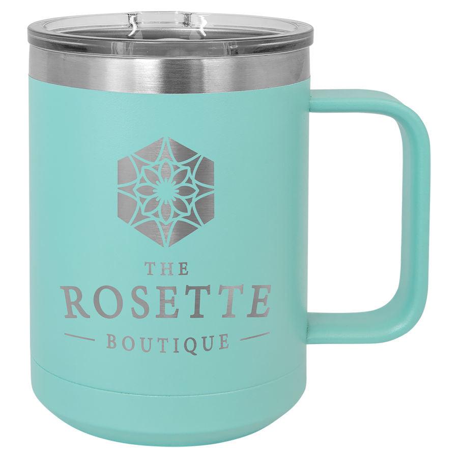 H3 15 oz. Coffee Mug Insulated  with Slider Lid (Personalized Engraving) - Whoa, Jody Boy!