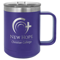 H3 15 oz. Coffee Mug Insulated  with Slider Lid (Personalized Engraving)