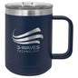 Masonic Designs 15 oz. Coffee Mug Insulated with Slider Lid (Personalized Engraving) - Whoa, Jody Boy!