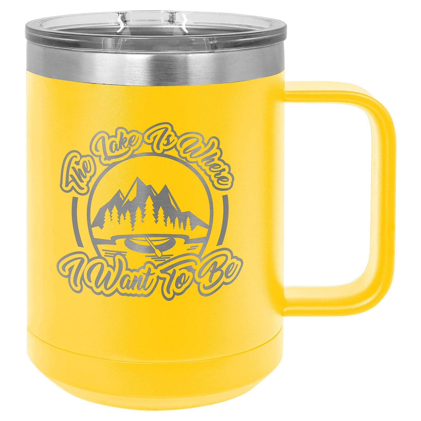 H3 15 oz. Coffee Mug Insulated  with Slider Lid (Personalized Engraving) - Whoa, Jody Boy!