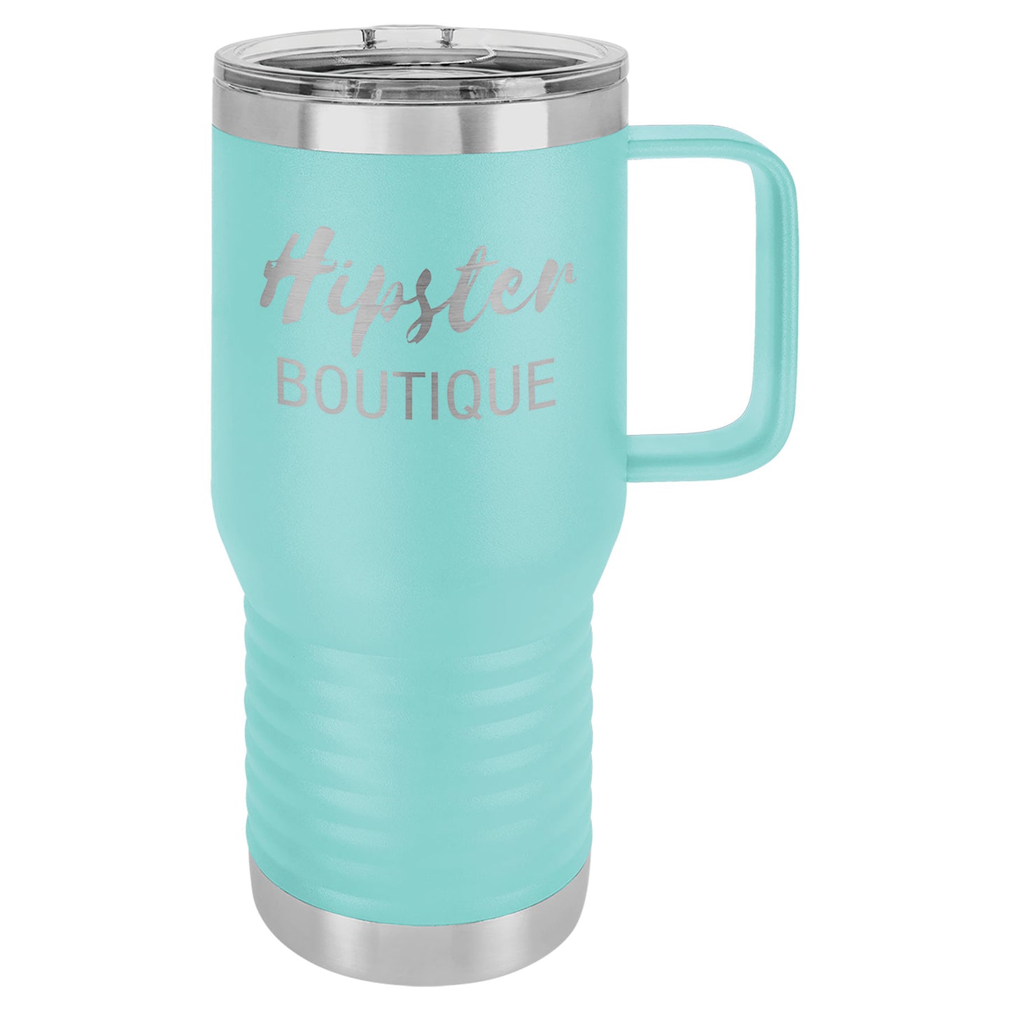 H3 20 oz. Polar Camel Insulated Traveler Coffee Mug with Handle and Slider Lid (Personalized Engraving)