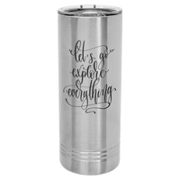 22 oz. Polar Camel Skinny Tumblers with Slider Lid (Personalized Engraving)