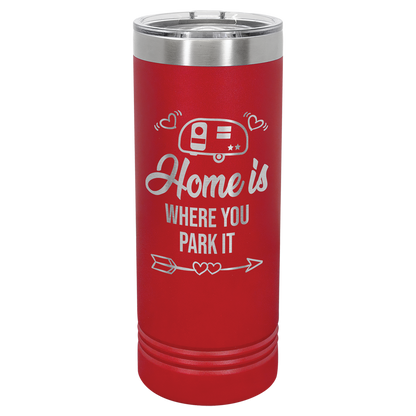 ΔΣΘ / Delta Sigma Theta Sorority, Inc.®22 oz. Polar Camel Skinny Tumblers with Slider Lid (Custom Laser Etch or UV Print)