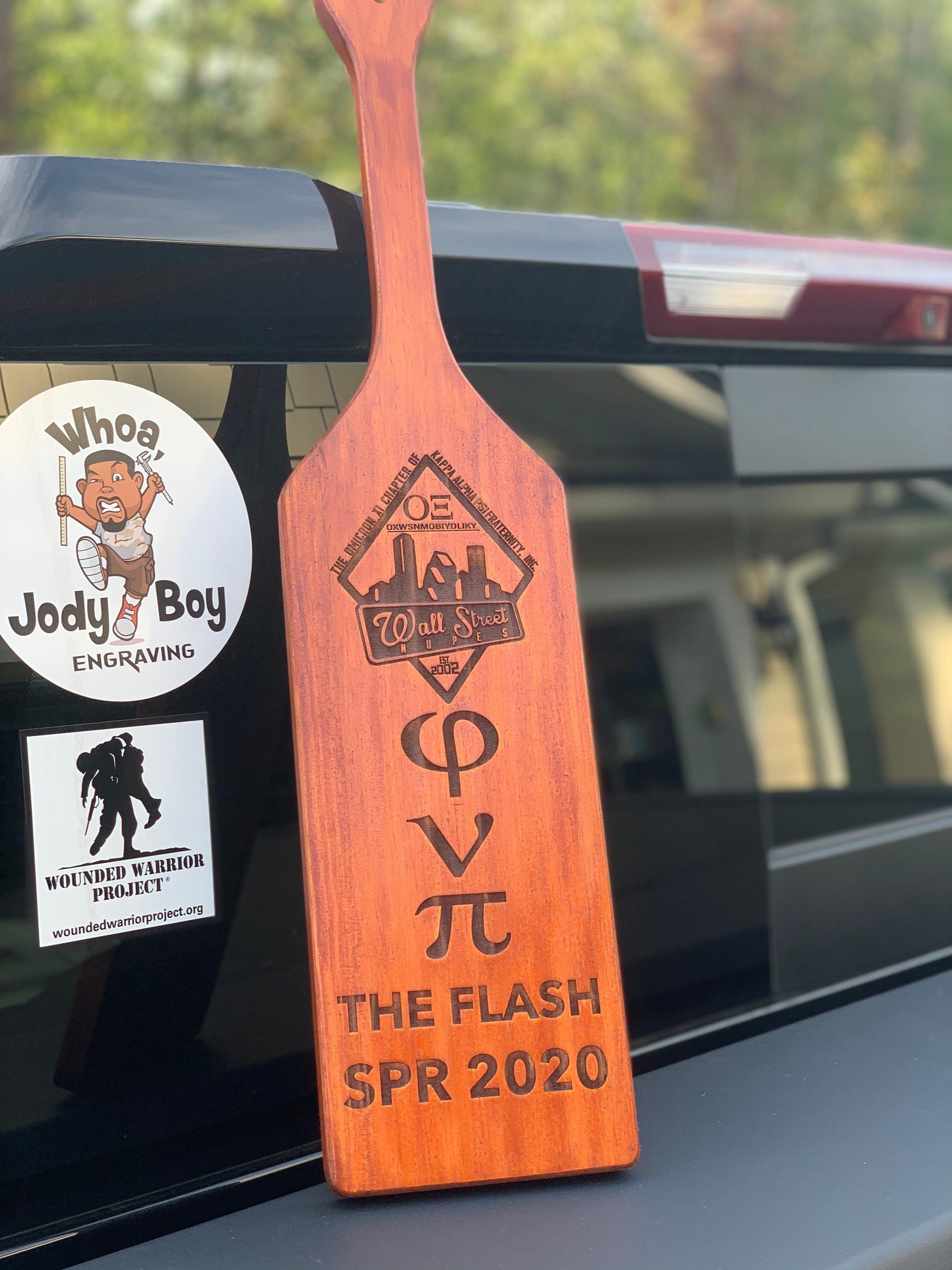 Kappa Alpha Psi Achievement Paddle - Whoa, Jody Boy!