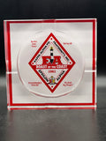 Humidor Supreme Personalized 4 Stirrup Crystal Ashtray NUPE'd