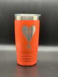 Fly Navy Polar Camel Ringneck Tumblers (Personalized Engraving)