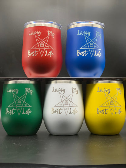 Masonic Designs 12 oz. Polar Camel Stemless Tumblers (Personalized Engraving) - Whoa, Jody Boy!