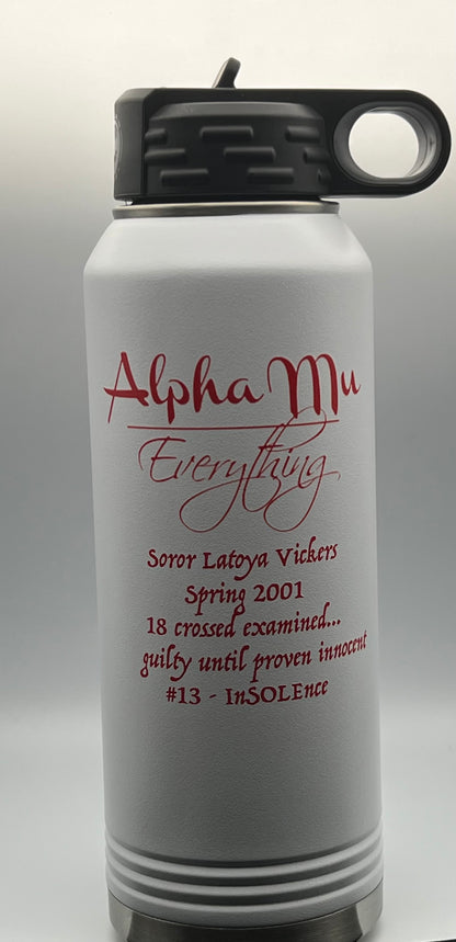 Delta Sigma Theta Sorority 32oz Water Bottle - Whoa, Jody Boy!