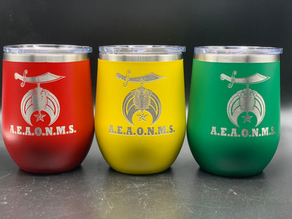 Masonic Designs 12 oz. Polar Camel Stemless Tumblers (Personalized Engraving) - Whoa, Jody Boy!