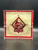 Humidor Supreme Personalized 4 Stirrup Crystal Ashtray NUPE'd