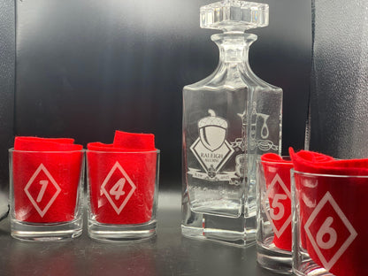 Kappa Alpha Psi Decanter Set - Whoa, Jody Boy!