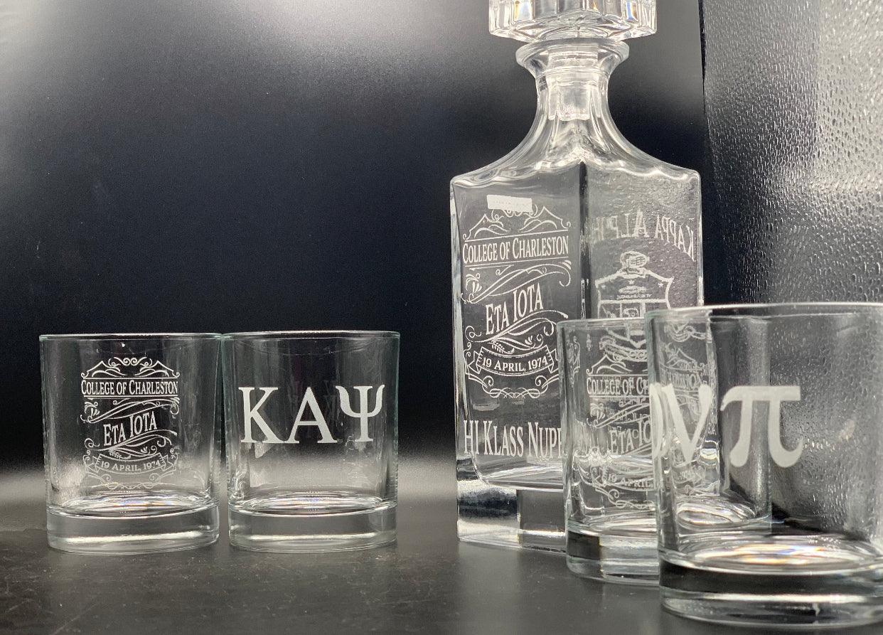 Kappa Alpha Psi Decanter Set - Whoa, Jody Boy!